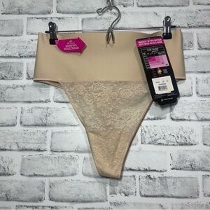 Maidenform Self Expressions Cool Comfort Firm Lace Thong  NWT Sizes XL or 2X